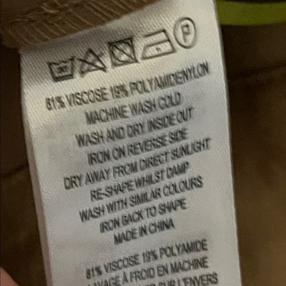 French Connection Olive Green Wide-Leg Pants - Picture 13 of 14